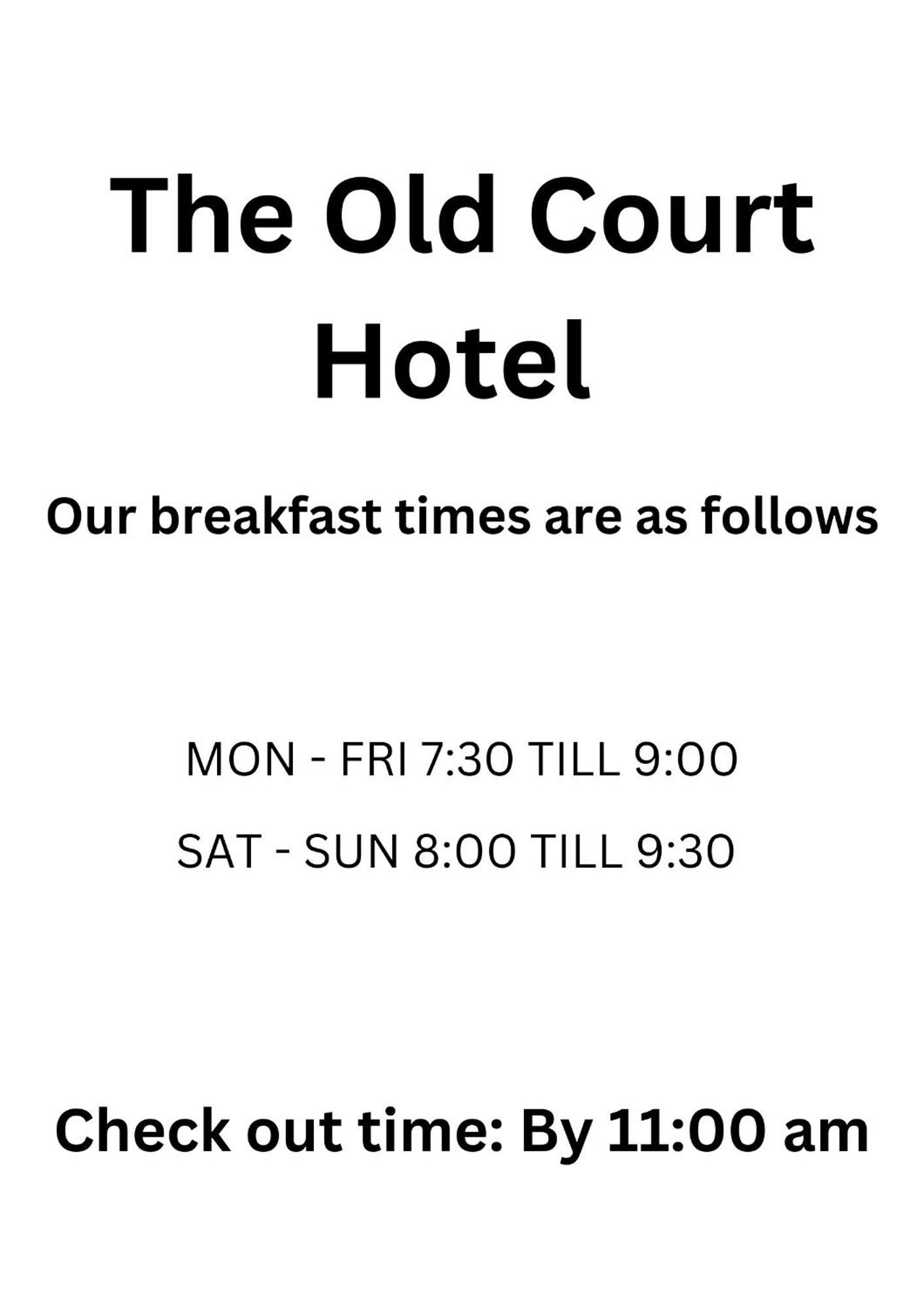 The Old Court Hotel Вітні Екстер'єр фото